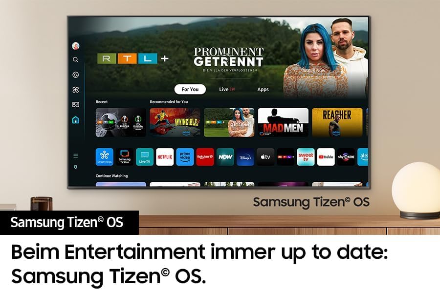 Samsung QLED 4K Q70D 75 Zoll Smart TV: AI Quantum Prozessor, 120Hz, Tizen OS
