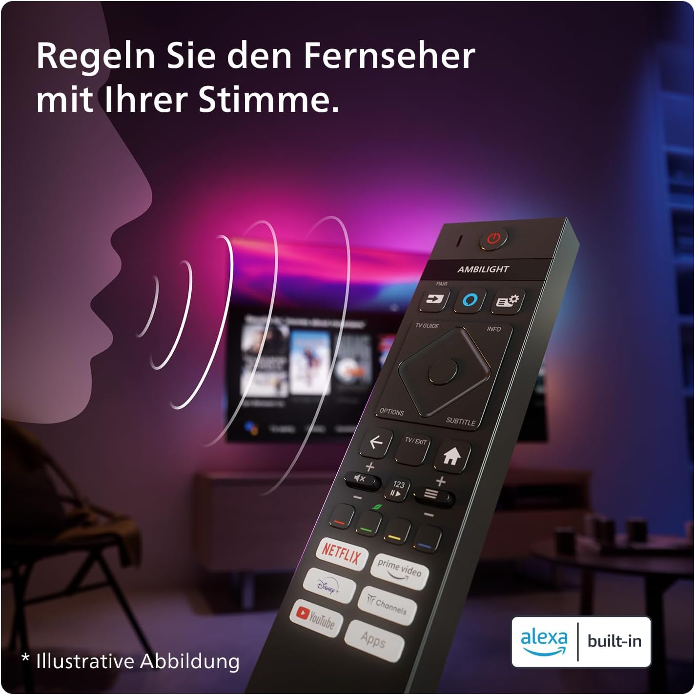 Philips Ambilight 65PUS8109 4K LED Smart TV 65 Zoll Ultra HD