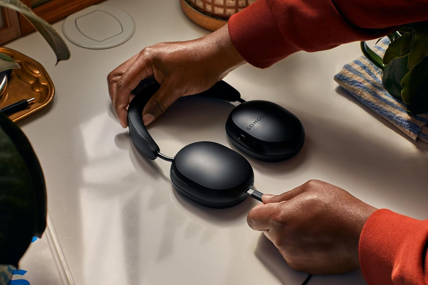 Sonos Ace Kabelloser Bluetooth Kopfhörer: 3D Spatial Audio, ANC, 30h Akku, HiFi