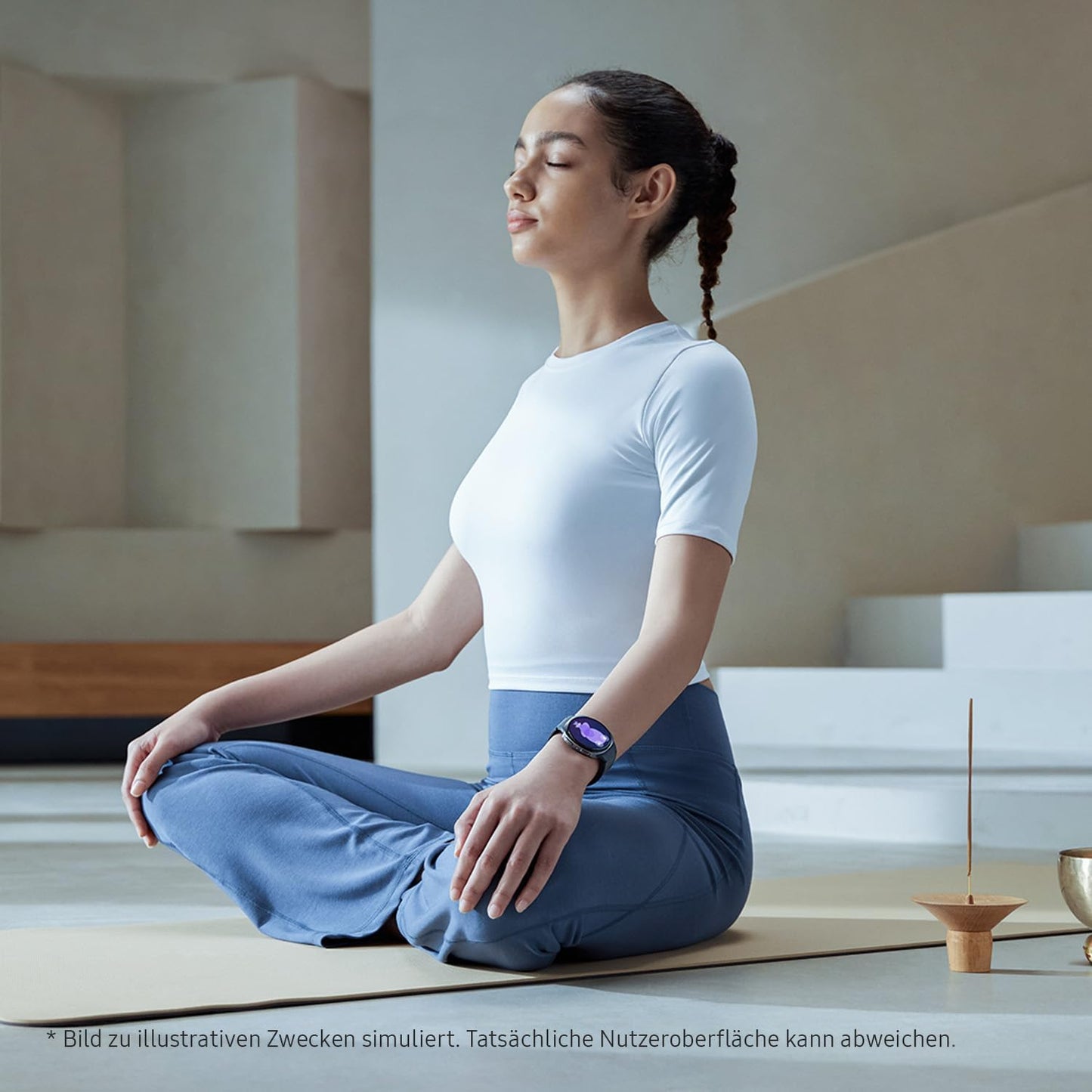 Samsung Galaxy Watch8 Smartwatch mit AI, 44mm, Bluetooth, Fitness, Wellness, Schlaf-Coaching