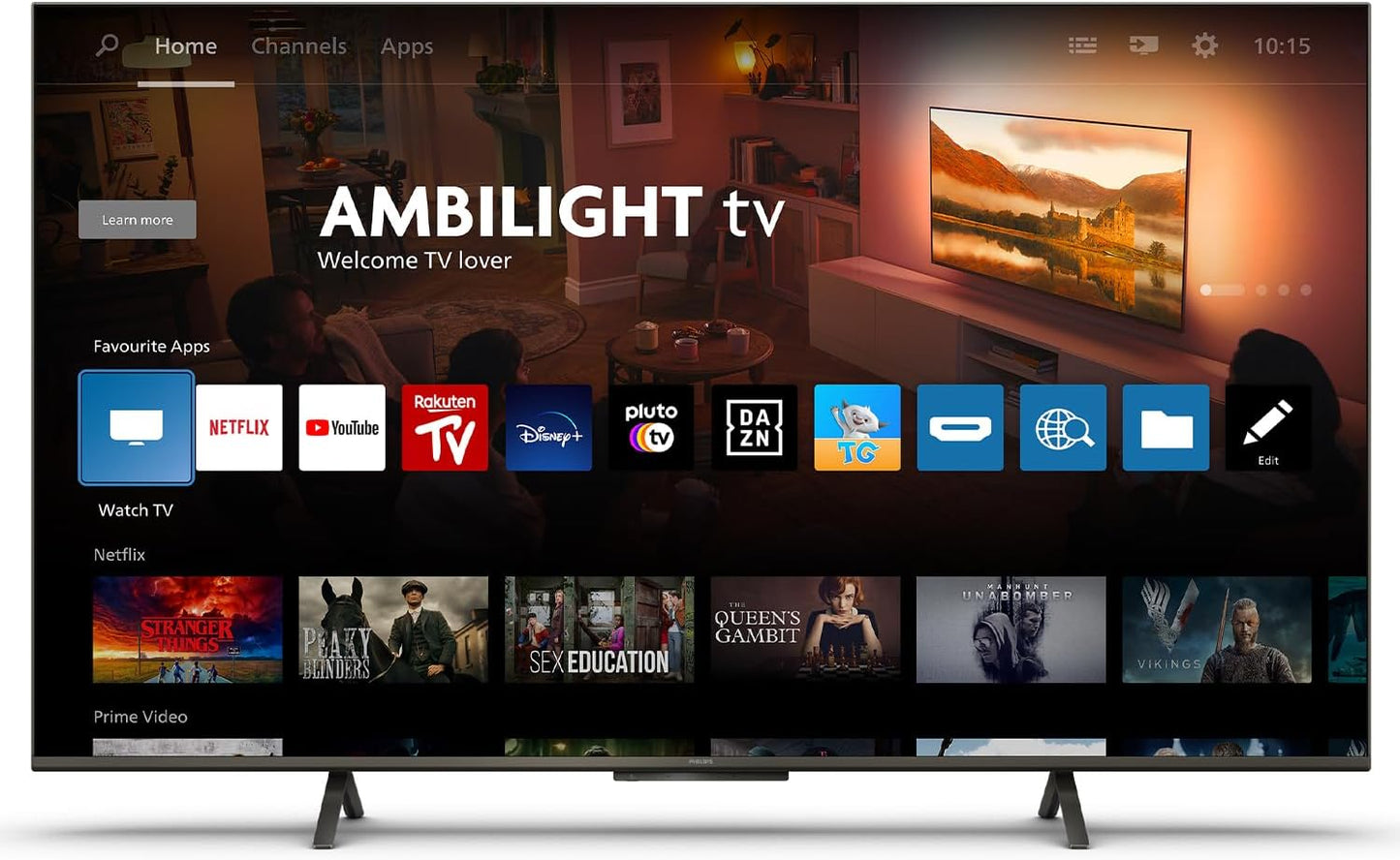 Philips Ambilight 65PUS8109 4K LED Smart TV 65 Zoll Ultra HD