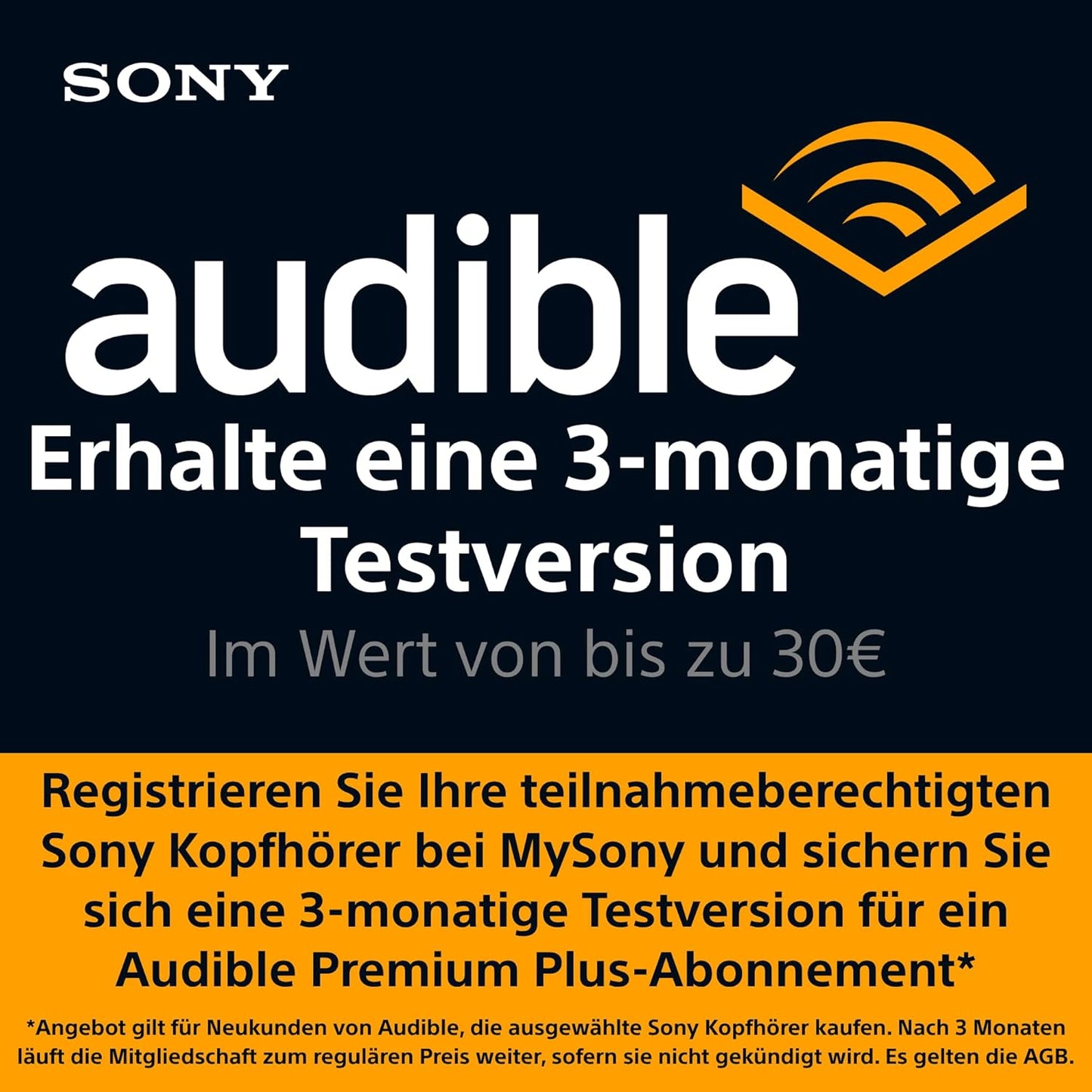 Sony WH-1000XM6 Flagship Noise Cancelling Over-Ear Kopfhörer – Hi-Res Sound, Komfort, faltbar, 30h Akku