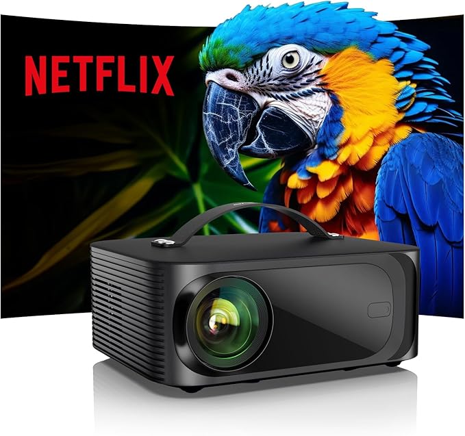 ONOAYO Smart 4K Mini Beamer: 1000 ANSI, Dolby Audio, WiFi6, Netflix