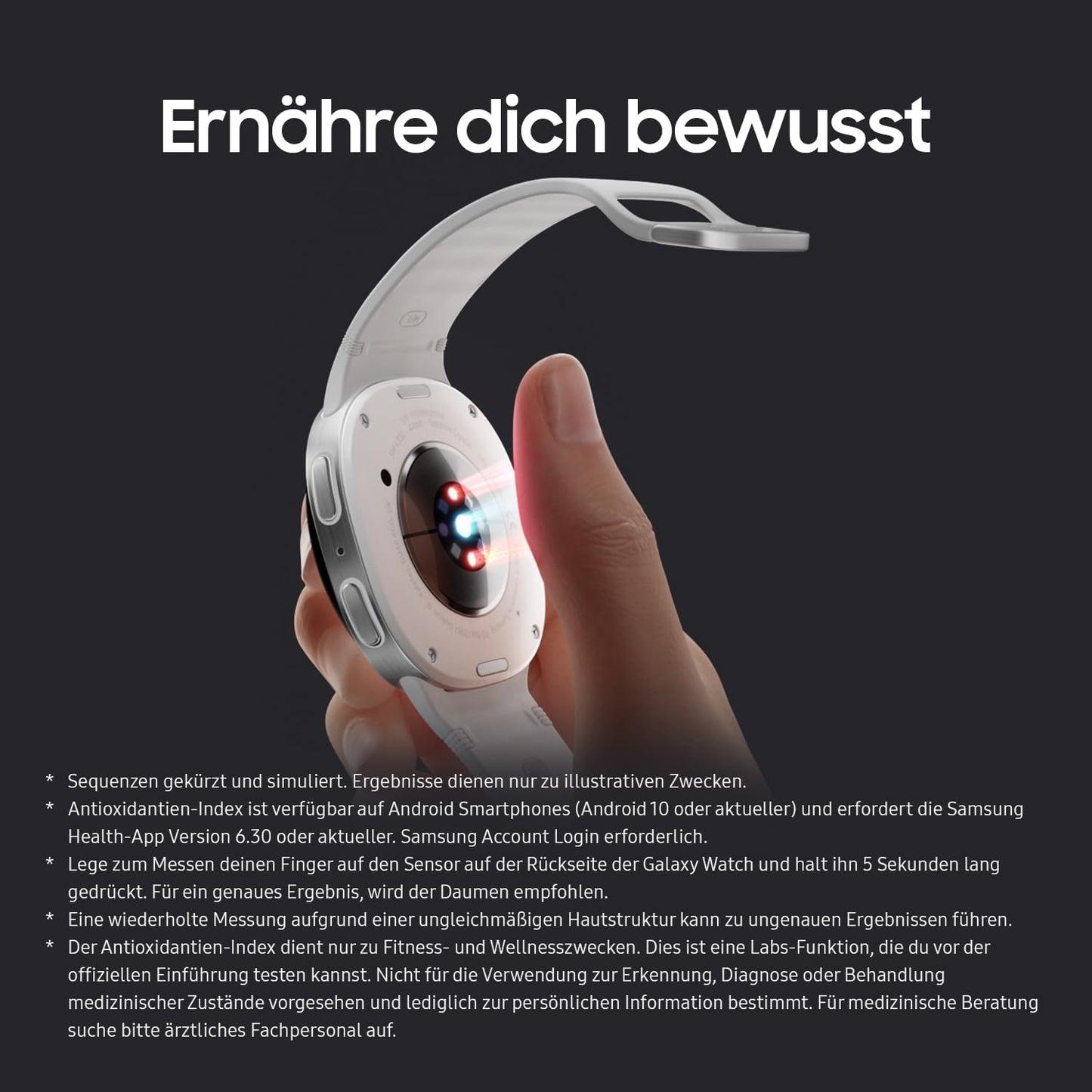 Samsung Galaxy Watch8 Smartwatch mit AI, 44mm, Bluetooth, Fitness, Wellness, Schlaf-Coaching