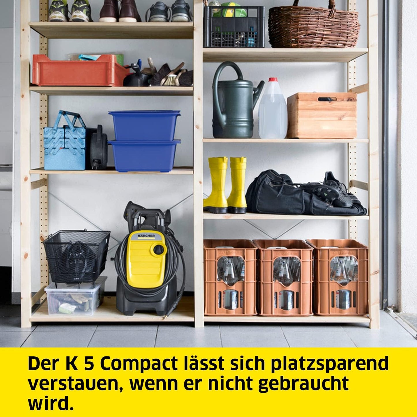 Kärcher K 5 Compact Home Hochdruckreiniger, 145 bar, Flächenreiniger T5