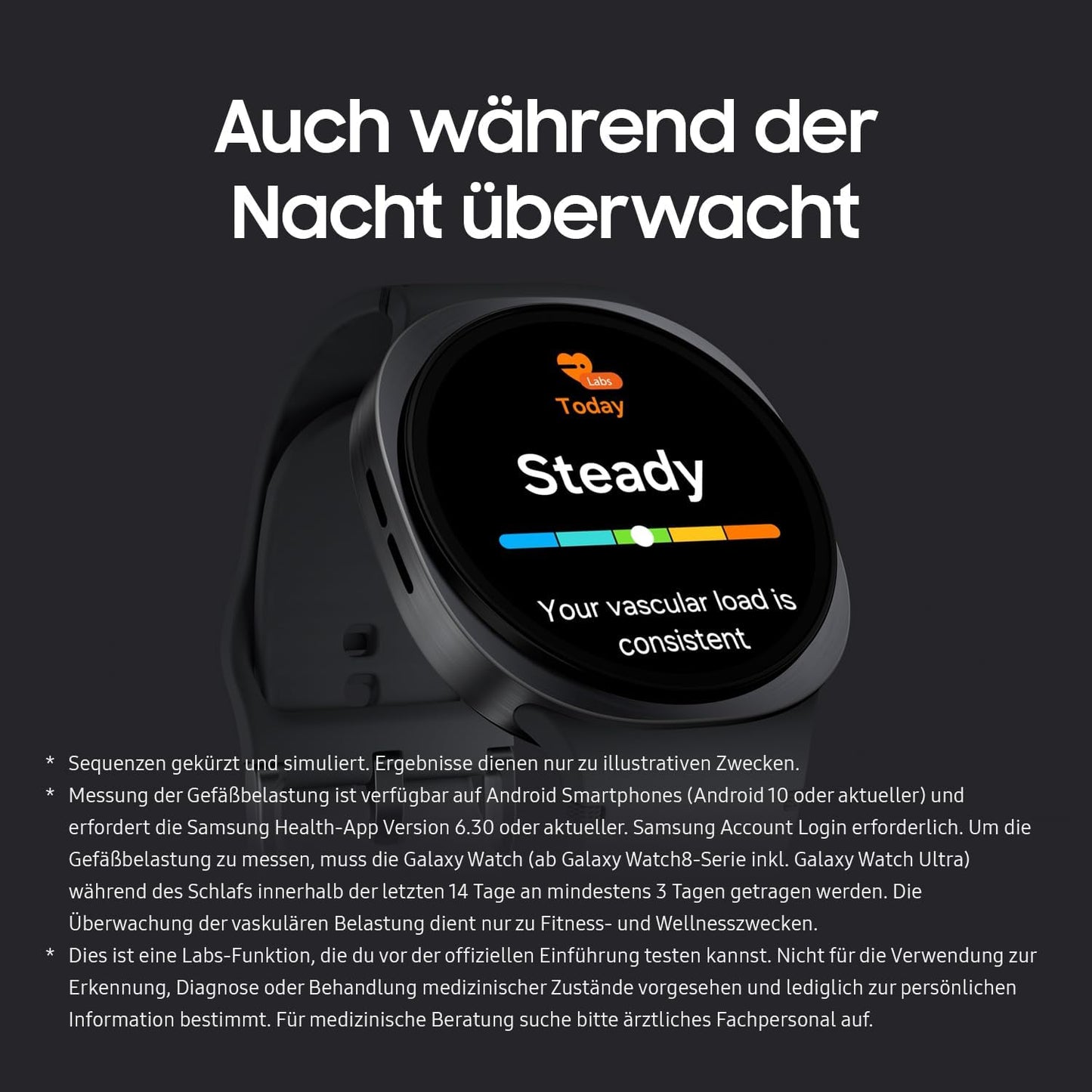 Samsung Galaxy Watch8 Smartwatch mit AI, 44mm, Bluetooth, Fitness, Wellness, Schlaf-Coaching
