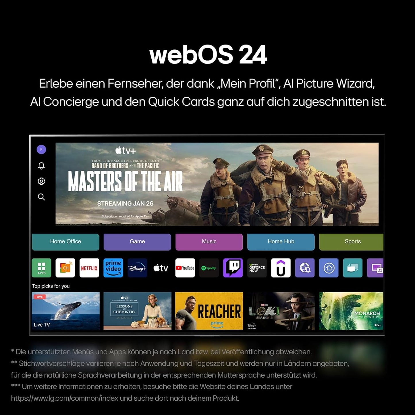 LG 55 Zoll NanoCell 4K Smart TV 2024: α5 Gen7 AI, webOS 24