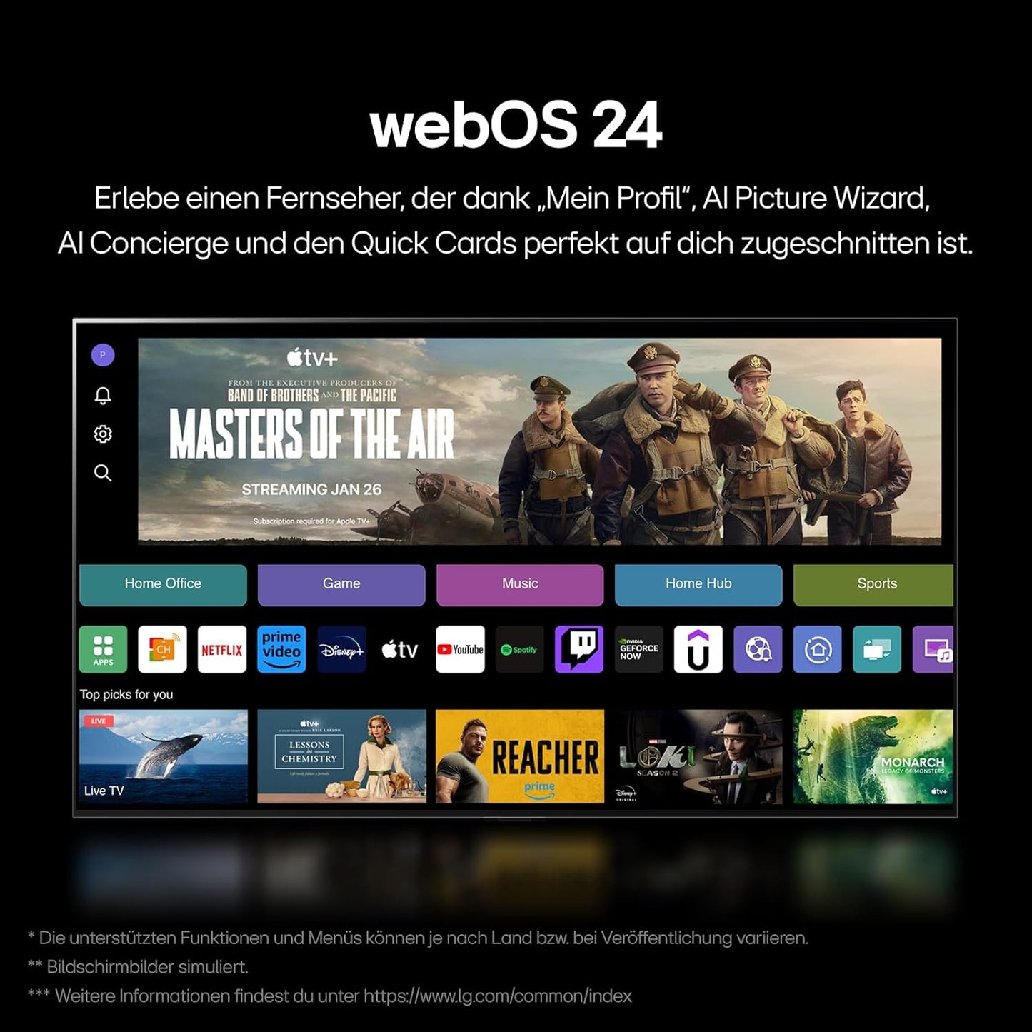 LG 50QNED86T6A QNED 4K Smart TV α8 AI webOS 24 Gamer HDR10