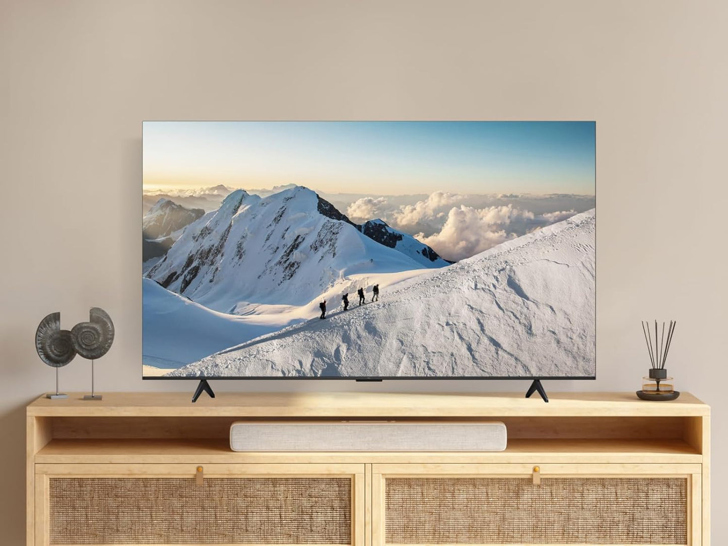 TCL 55 Zoll QLED 4K HDR Smart Google TV: Brillante Bilder, Gaming, Dolby Atmos
