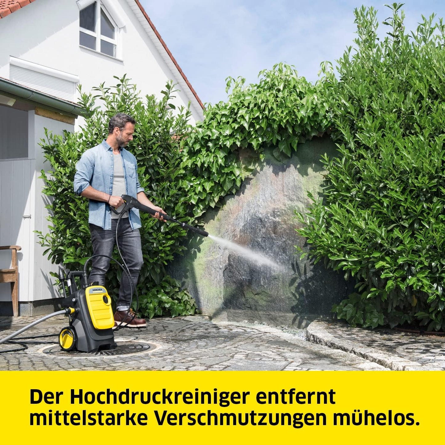 Kärcher K 5 Compact Home Hochdruckreiniger, 145 bar, Flächenreiniger T5