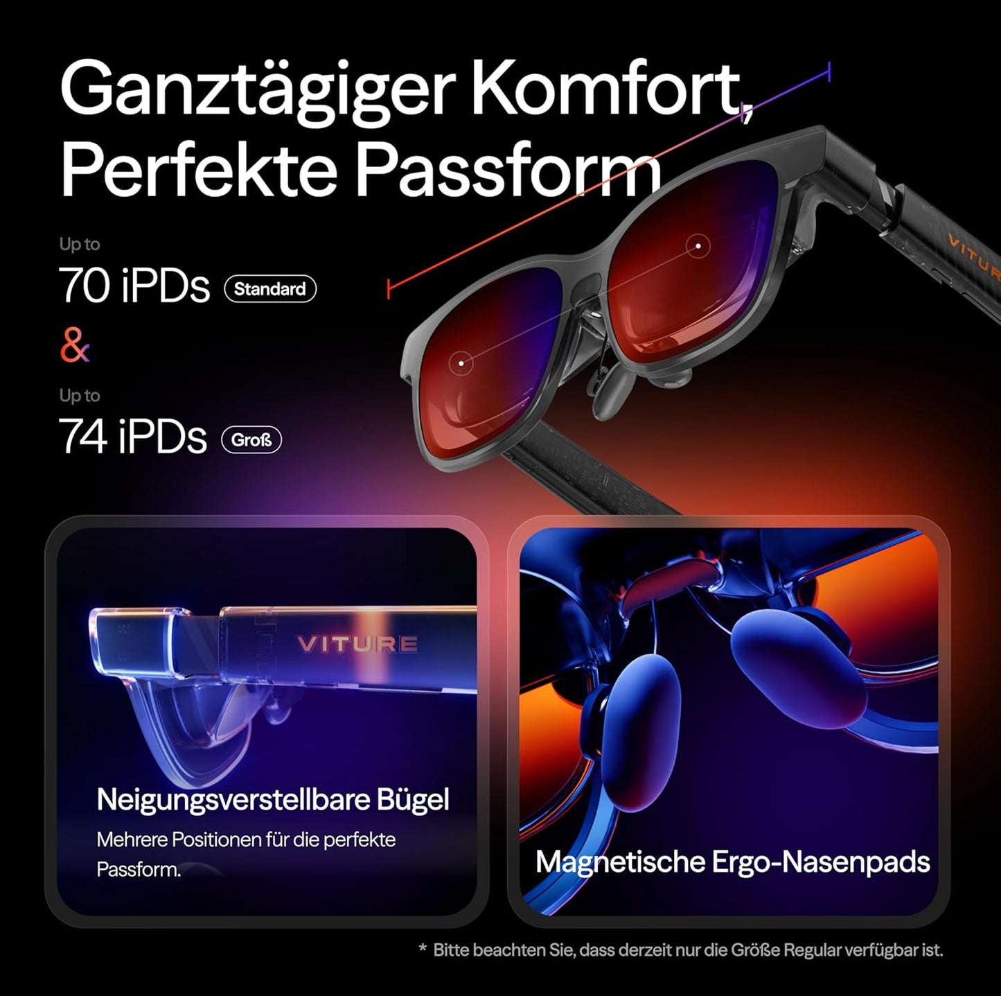 VITURE Luma Pro XR-Brille: 152” 1200p Ultra-Scharf, 1000 Nits, Multi-Plattform