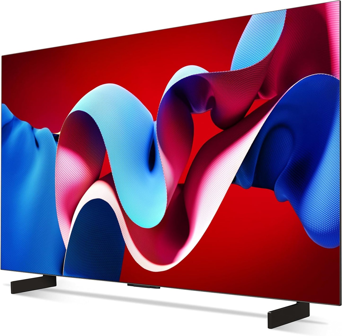 LG OLED evo C4 42 Zoll 4K Smart TV α9 Gen7 AI webOS 24