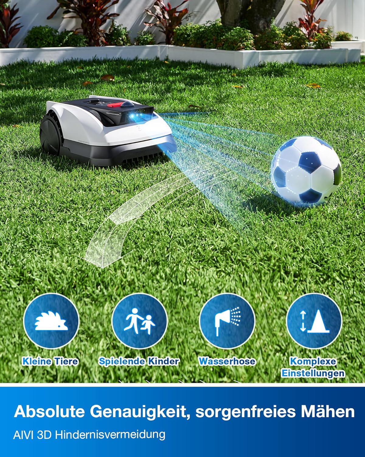 ECOVACS Goat O500 Mähroboter 500 m², LiDAR & ohne Kabel