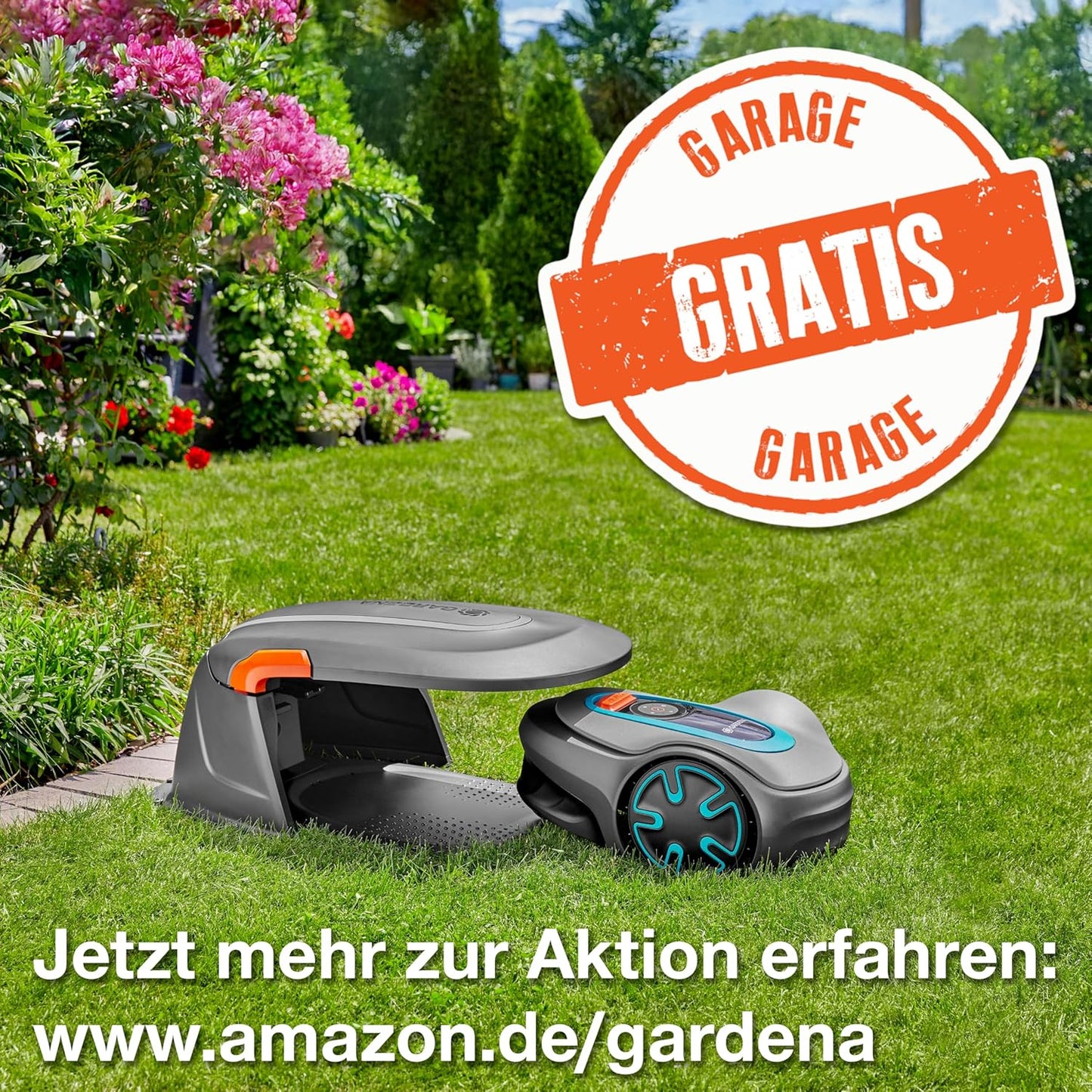 Gardena Sileno City Mähroboter bis 600 m², Mehrfarbig