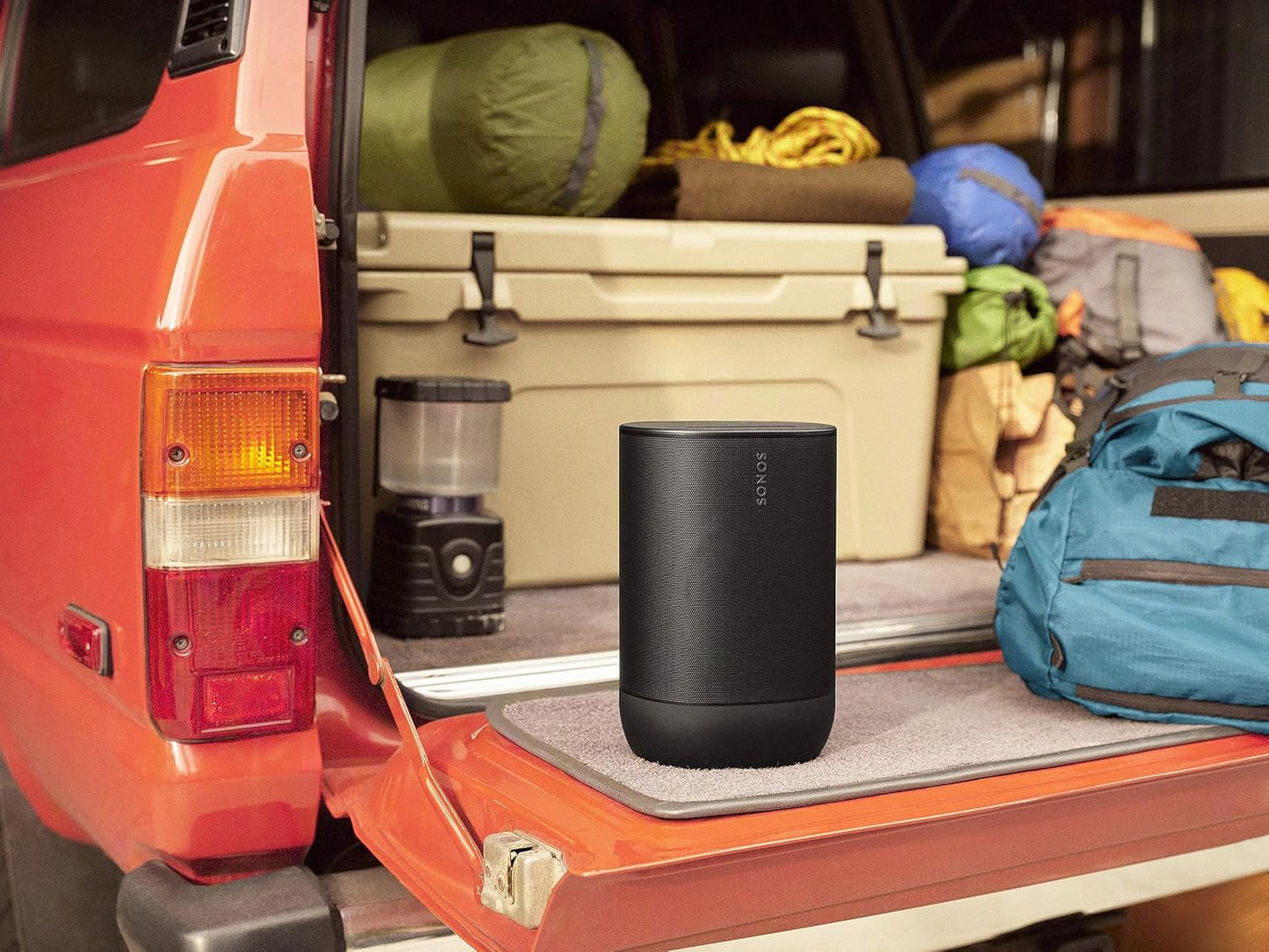 Sonos Move 2: Tragbarer WLAN Bluetooth Speaker, Alexa, 24h Akku