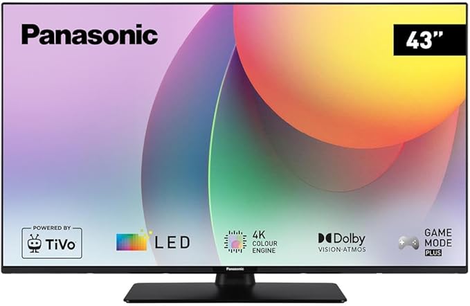 Panasonic W60 43 Zoll 4K UHD LED Smart TV 2024 TiVo Dolby Vision Atmos Game Mode Plus