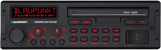 Blaupunkt Bremen SQR 46 DAB Retro Autoradio: Bluetooth, DAB+, USB, Aux-In, 4x50W, Kurze Einbautiefe