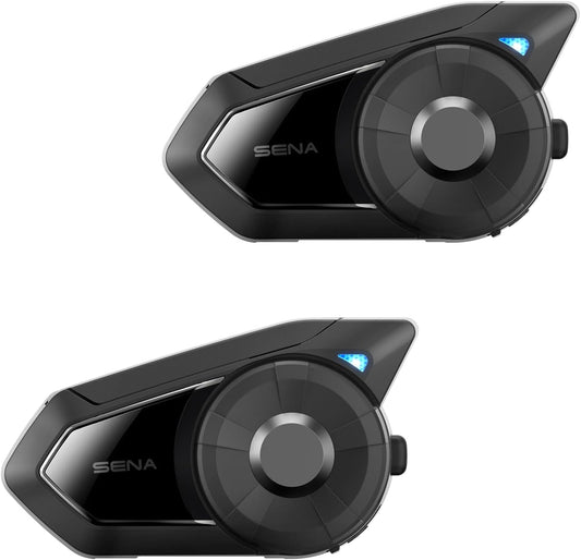 Sena 30K Bluetooth Mesh Kommunikationssystem Motorrad Headset HD Lautsprecher Doppelpack