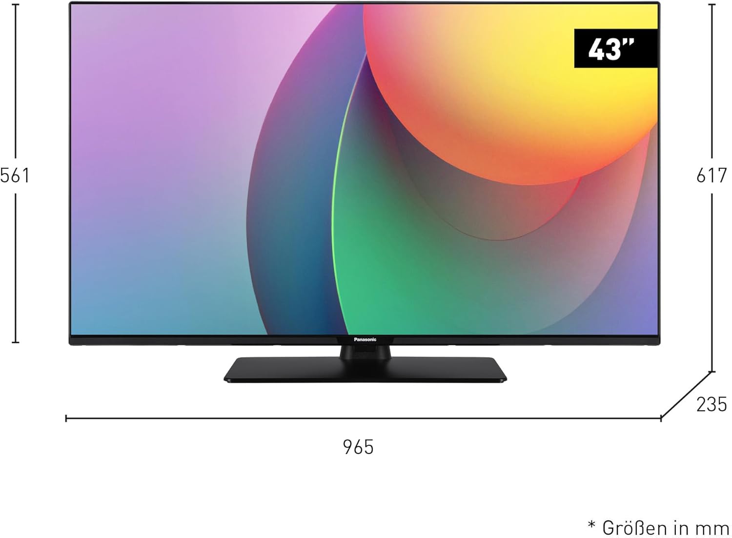 Panasonic W60 43 Zoll 4K UHD LED Smart TV 2024 TiVo Dolby Vision Atmos Game Mode Plus