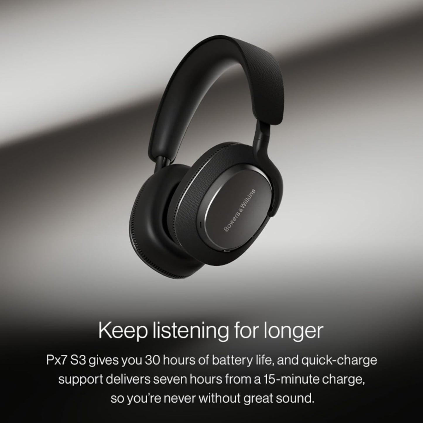 Bowers & Wilkins Px7 S3 Over-Ear-Kopfhörer: ANC, aptX Lossless, 30h Akku