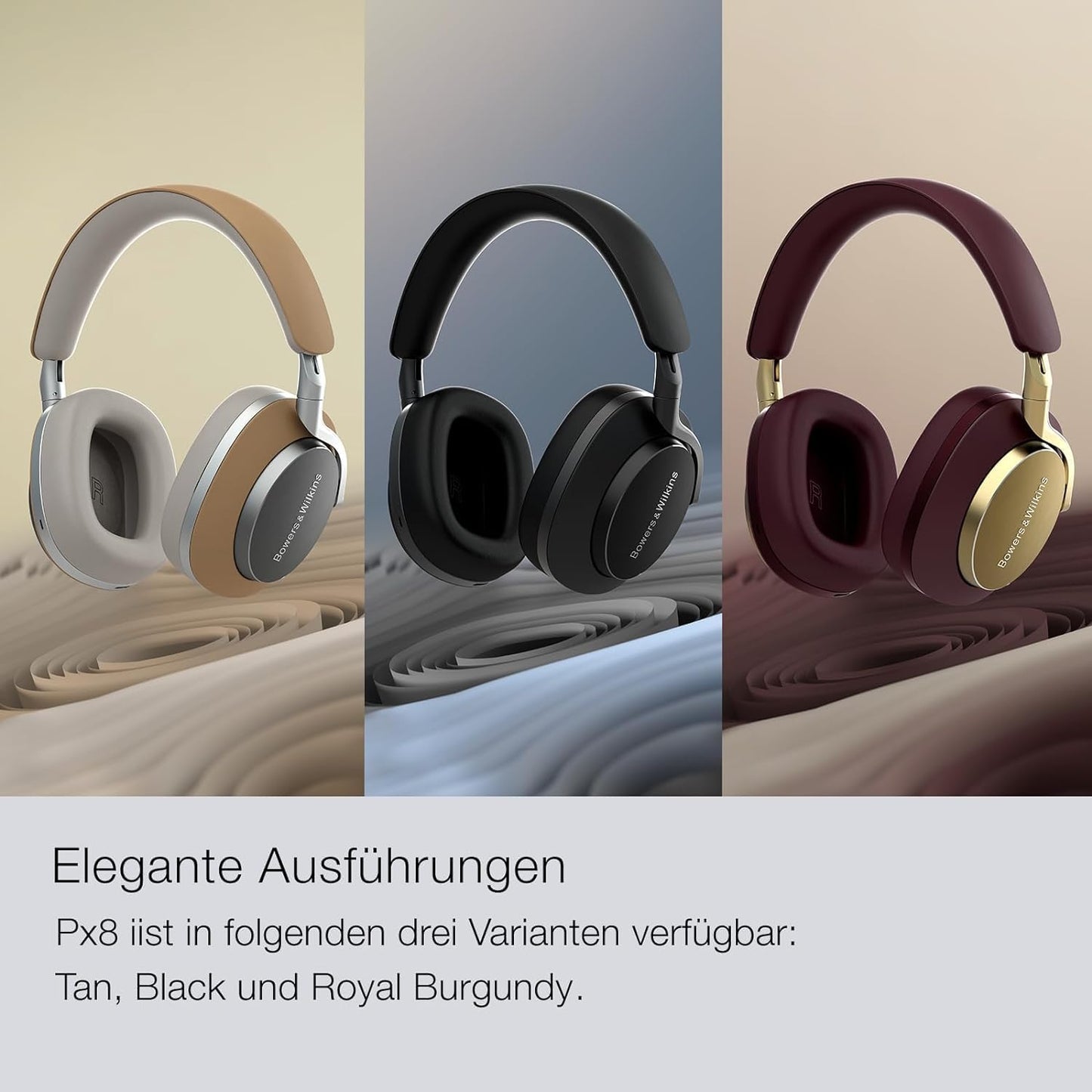 Bowers & Wilkins Px8 Premium Over-Ear Kopfhörer: High-Res Audio, ANC, 30h Akku, Schwarz