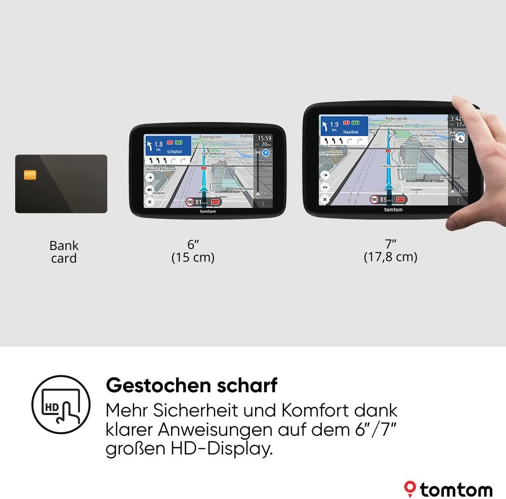 TomTom GO Expert Plus 7-Zoll LKW Navi: Präzise Routen, Echtzeit-Traffic, Weltkarten
