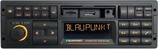 Blaupunkt Frankfurt RCM 82 DAB 1-DIN Autoradio: Modernes Retro mit Bluetooth, USB, SD, DAB+, 200W, Freisprecheinrichtung