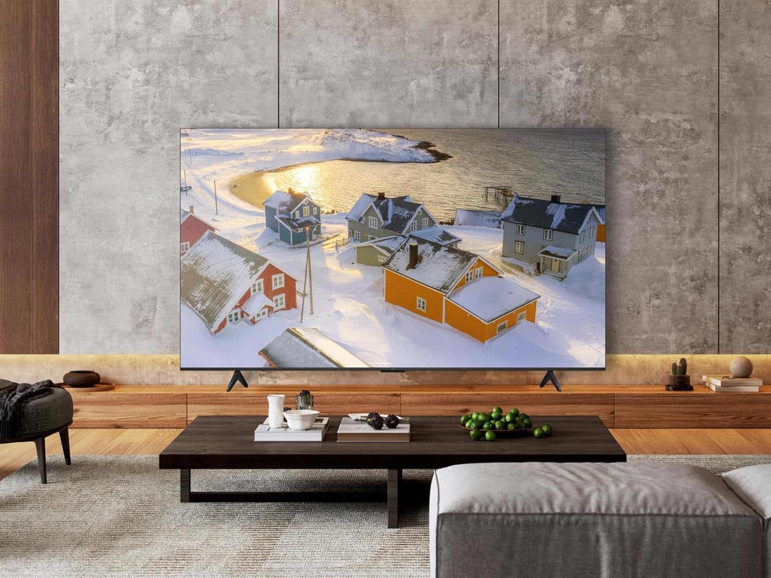 TCL 55 Zoll QLED 4K HDR Smart Google TV: Brillante Bilder, Gaming, Dolby Atmos