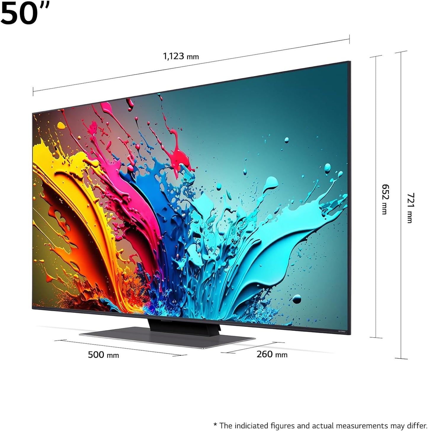 LG 50QNED86T6A QNED 4K Smart TV α8 AI webOS 24 Gamer HDR10