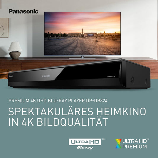 Panasonic DP-UB824EGK UHD Blu-ray Player mit 4K HDR10+ Dolby Vision HCX Prozessor