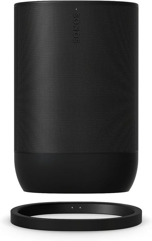 Sonos Move 2: Tragbarer WLAN Bluetooth Speaker, Alexa, 24h Akku