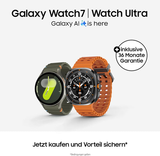 Samsung Galaxy Watch Ultra 47mm LTE: Robuste Titan Smartwatch mit KI, GPS & langem Akku