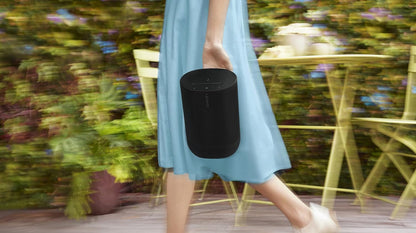 Sonos Move 2: Tragbarer WLAN Bluetooth Speaker, Alexa, 24h Akku