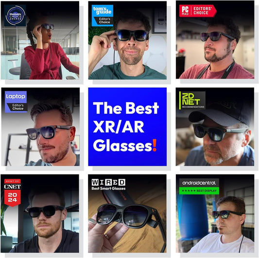 VITURE Pro XR/AR Brille: Immersives 135-Zoll 120Hz Display, Harman Audio, Elektrochrom