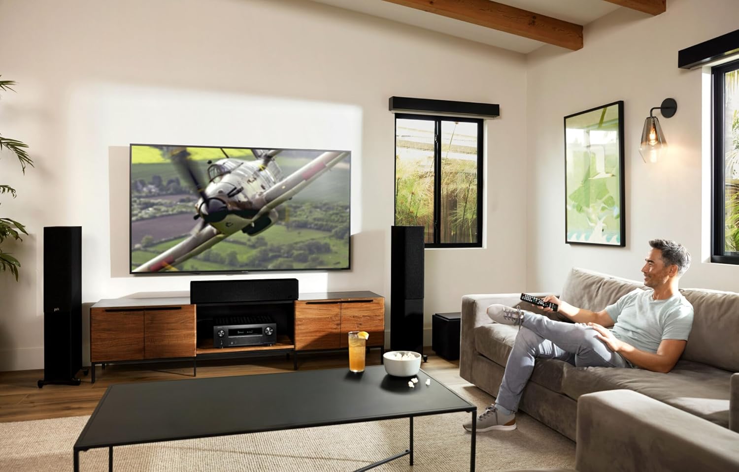 Denon AVR-X2800HDAB 7.2-Kanal AV-Receiver: 8K HDMI, Dolby Atmos, HEOS Multiroom, DAB
