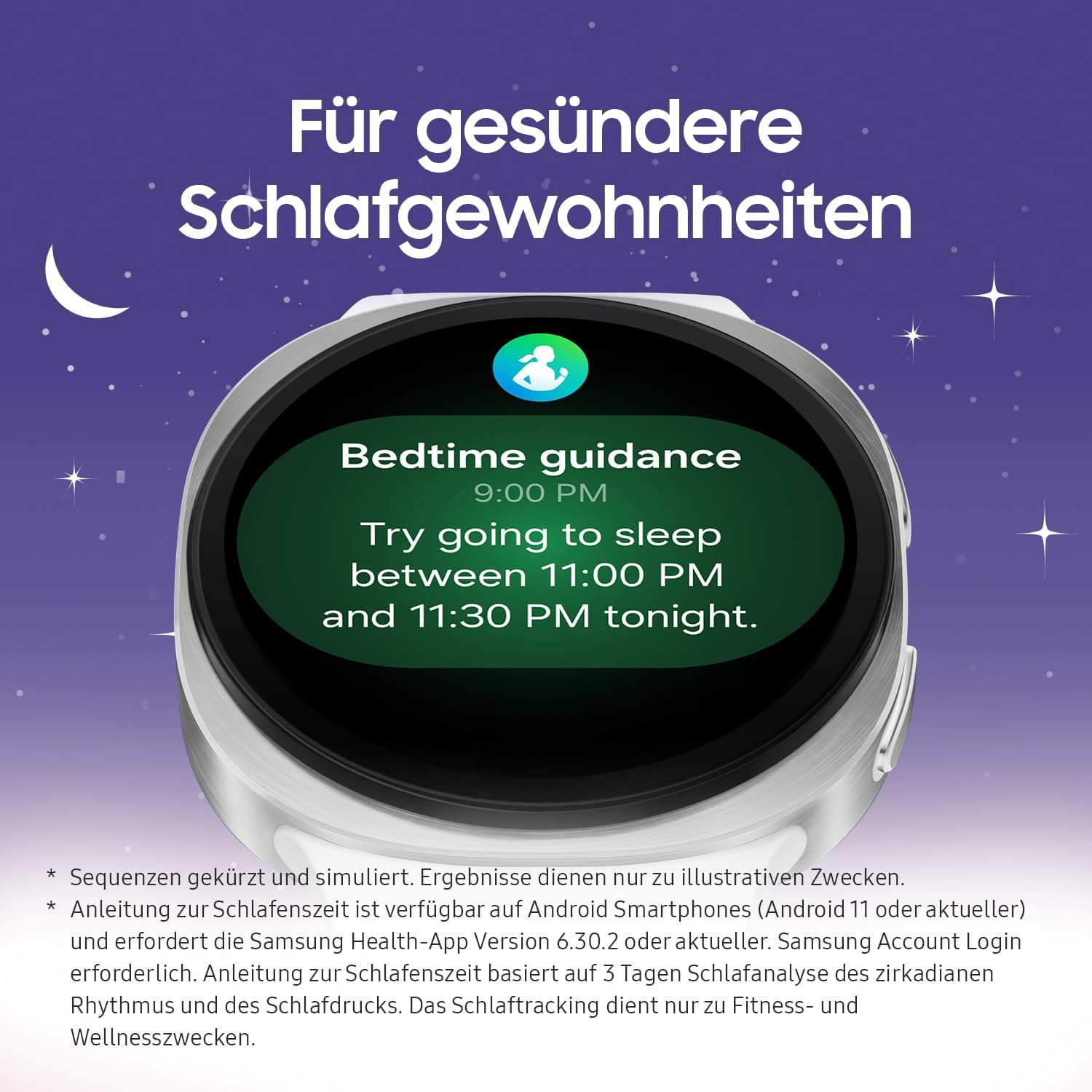 Samsung Galaxy Watch8 Smartwatch mit AI, 44mm, Bluetooth, Fitness, Wellness, Schlaf-Coaching