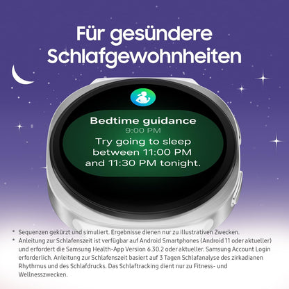 Samsung Galaxy Watch8 Smartwatch mit AI, 44mm, Bluetooth, Fitness, Wellness, Schlaf-Coaching