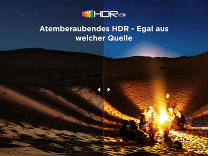 TCL 55 Zoll QLED 4K HDR Smart Google TV: Brillante Bilder, Gaming, Dolby Atmos