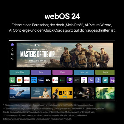LG 55 Zoll NanoCell 4K Smart TV 2024: α5 Gen7 AI, webOS 24