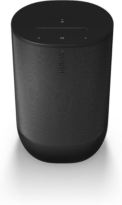 Sonos Move 2: Tragbarer WLAN Bluetooth Speaker, Alexa, 24h Akku