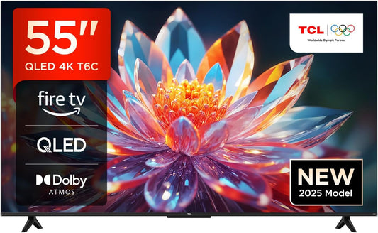 TCL 55 Zoll QLED 4K UHD Fire TV Smart TV Alexa Dolby Vision Atmos