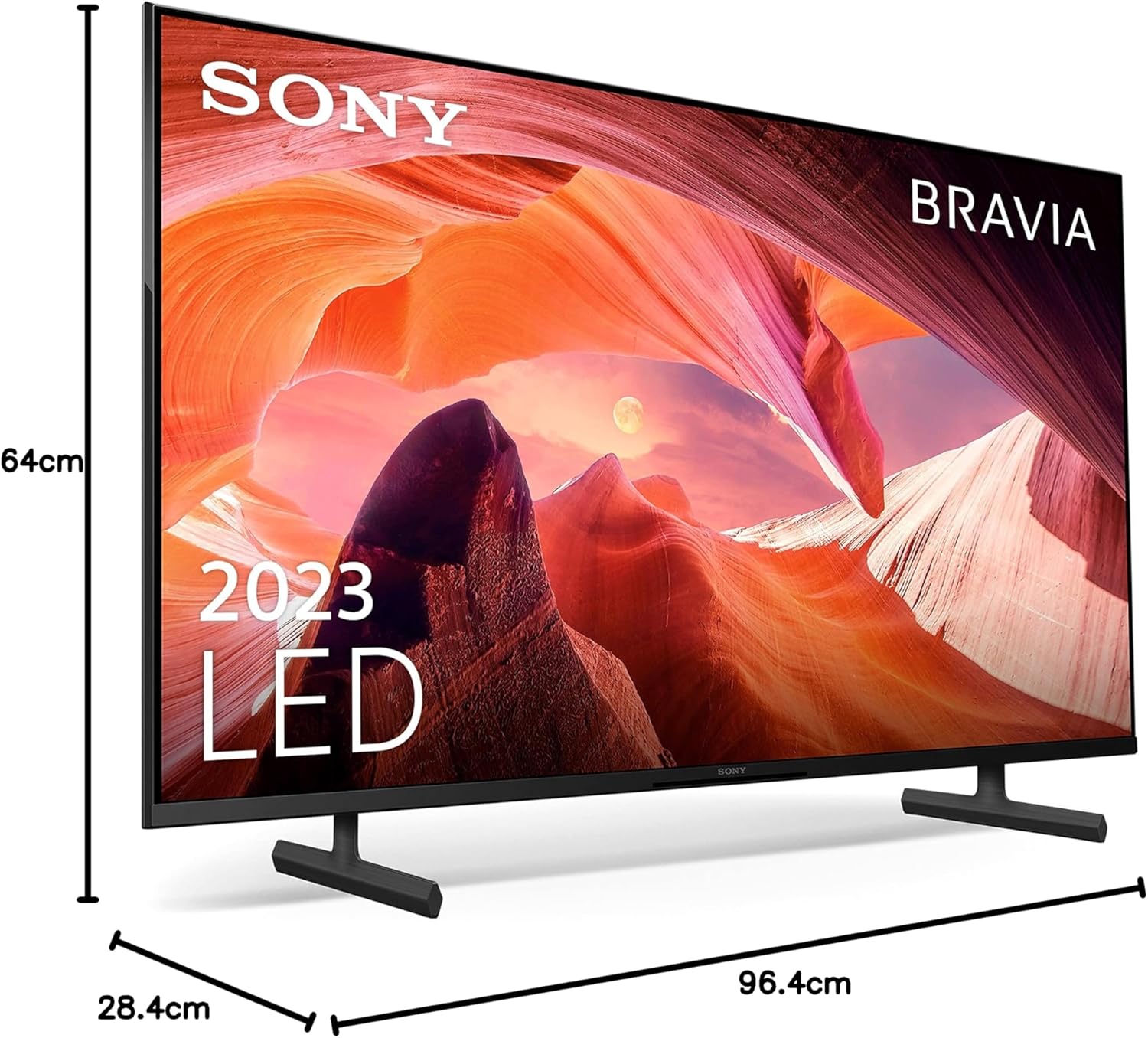 Sony BRAVIA KD-43X80L 4K HDR LED Smart TV Google TV Alexa