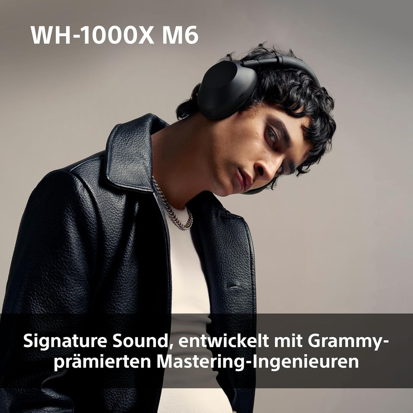 Sony WH-1000XM6 Over-Ear Noise Cancelling Kopfhörer: Hi-Res Sound, Komfort, faltbar, 30h Akku