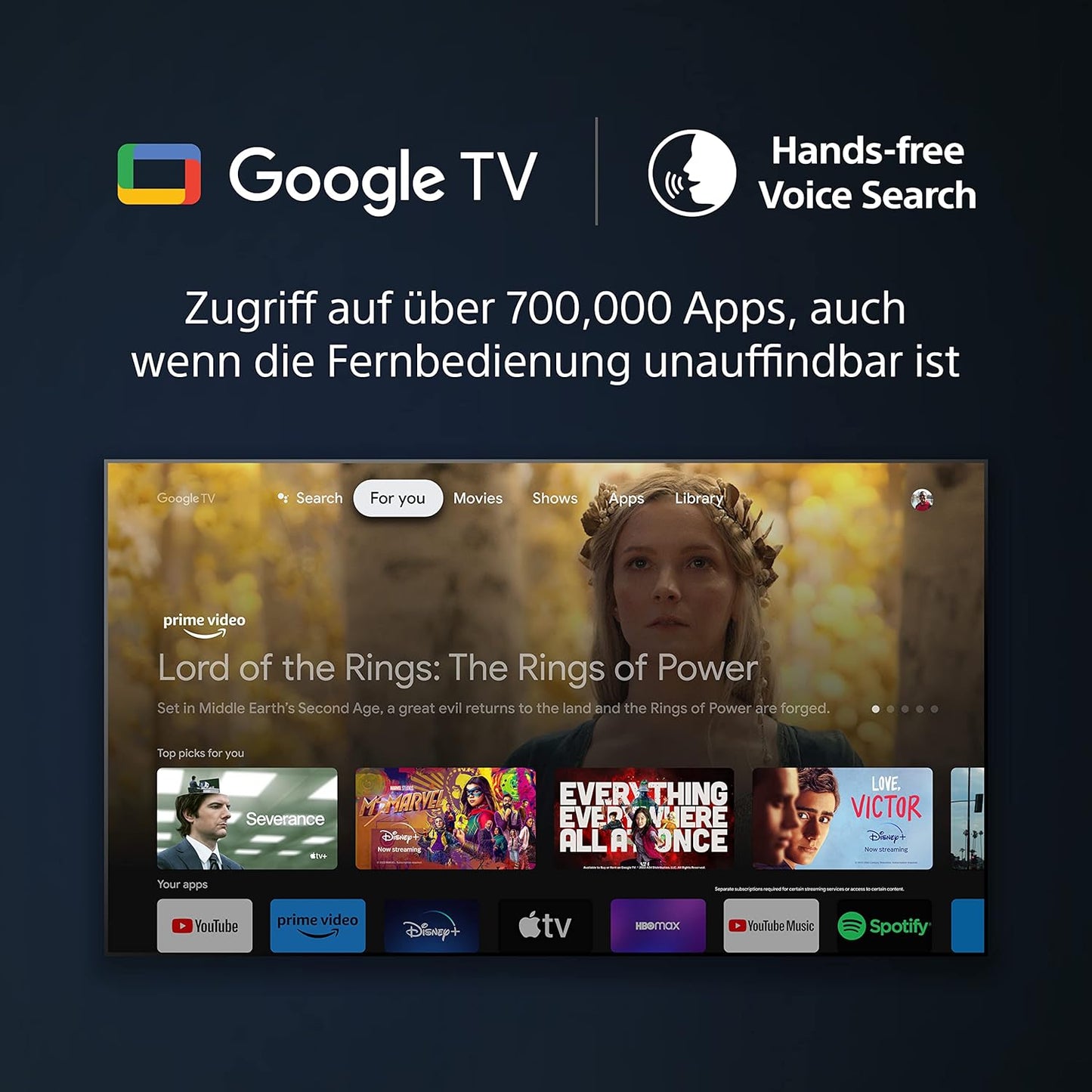 Sony BRAVIA KD-43X80L 4K HDR LED Smart TV Google TV Alexa