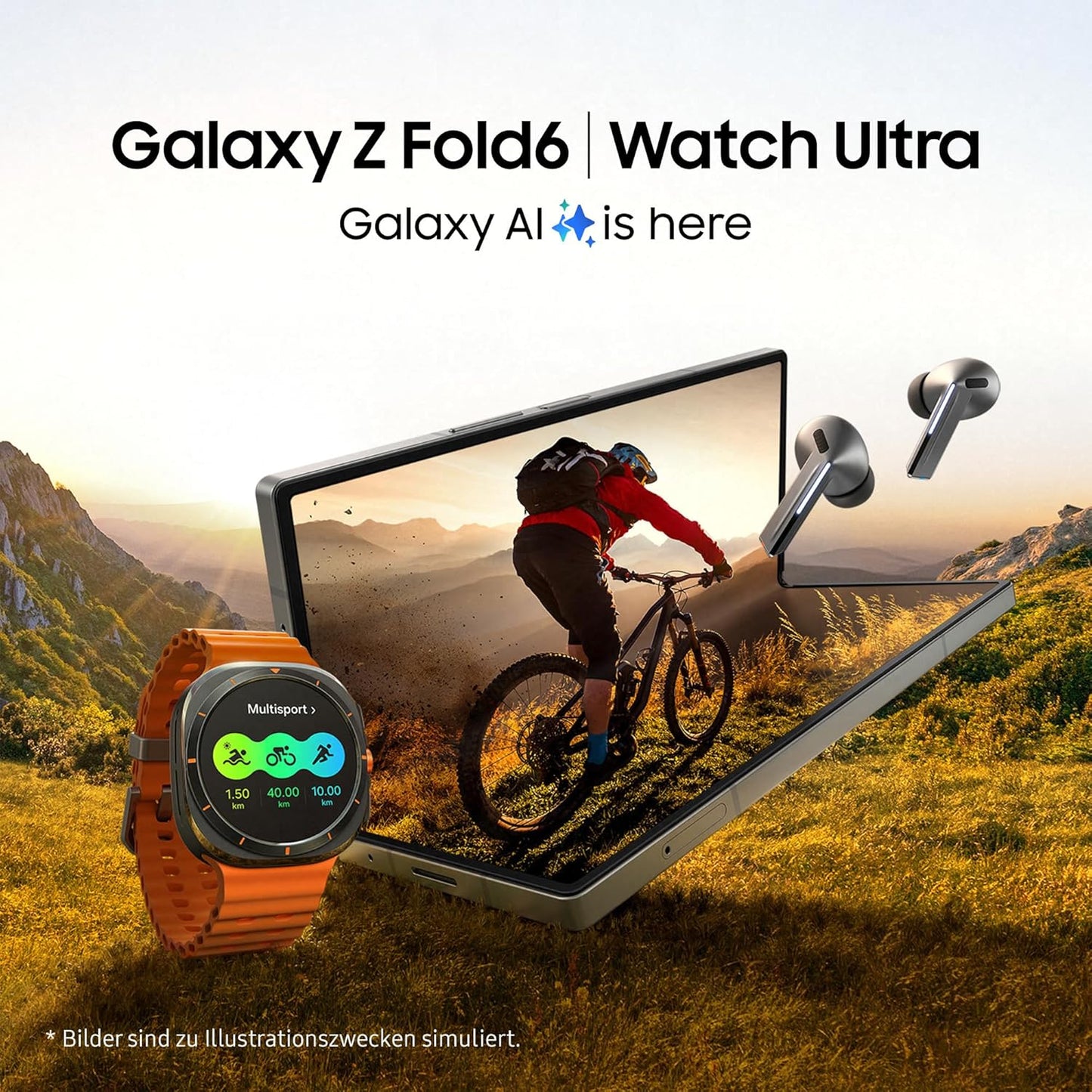 Samsung Galaxy Watch Ultra 47mm LTE: Robuste Titan Smartwatch mit KI, GPS & langem Akku