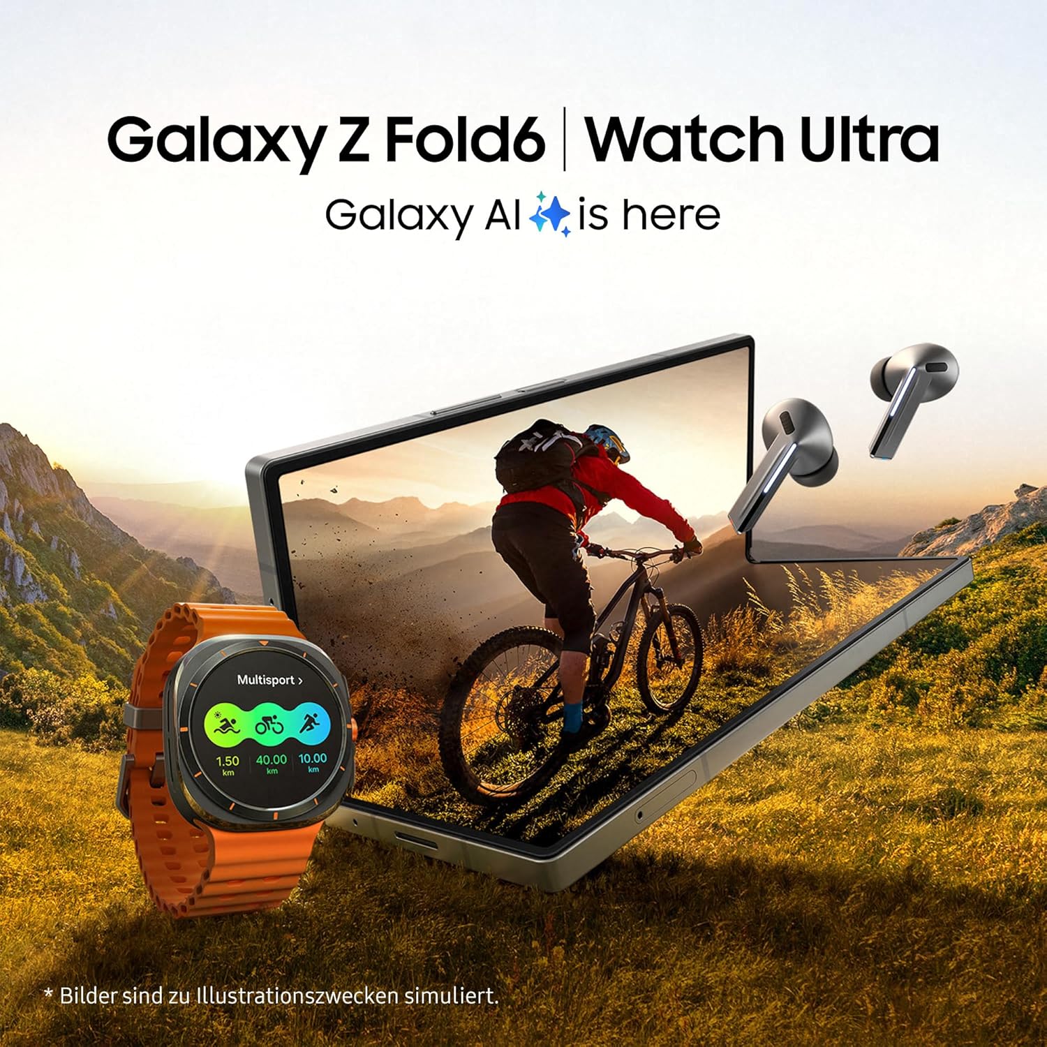 Samsung Galaxy Watch Ultra 47mm LTE: Robuste Titan Smartwatch mit KI, GPS & langem Akku