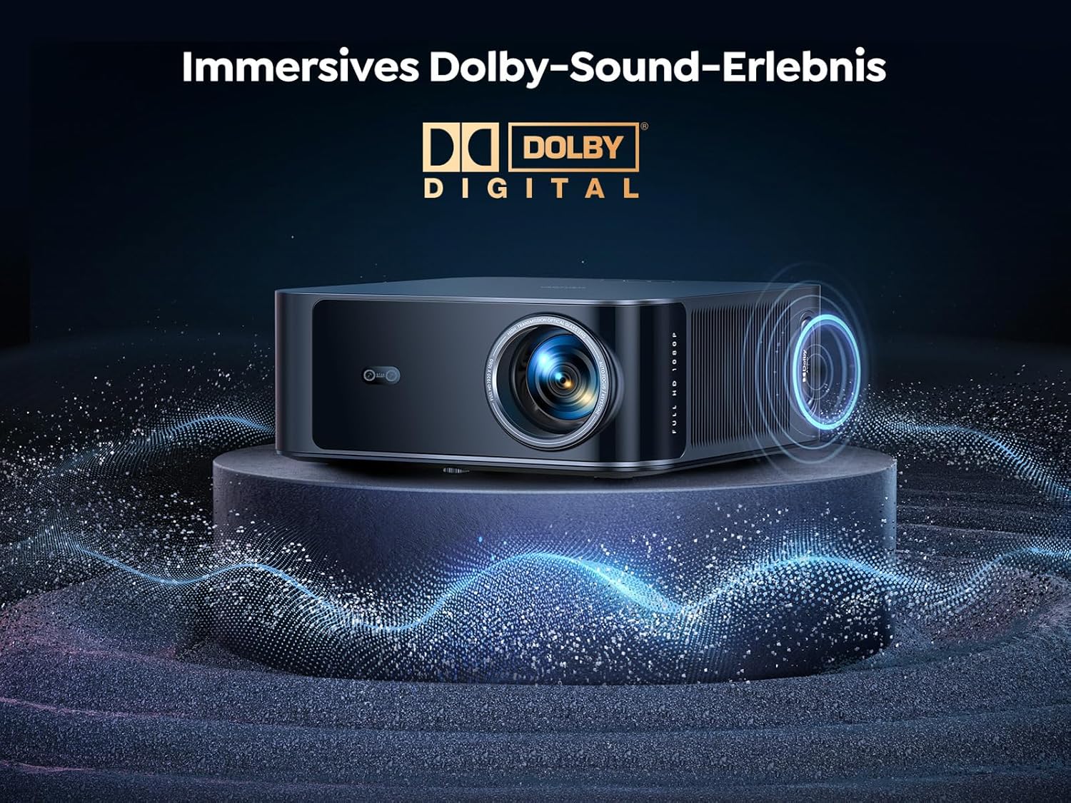 TOPTRO X9 4K Smart Beamer: Netflix, Dolby Audio, 1200 ANSI, KI-Autofokus, WiFi