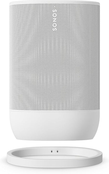 Sonos Move 2 Tragbarer WLAN Bluetooth Lautsprecher – 24h Akku, Alexa, Ladestation