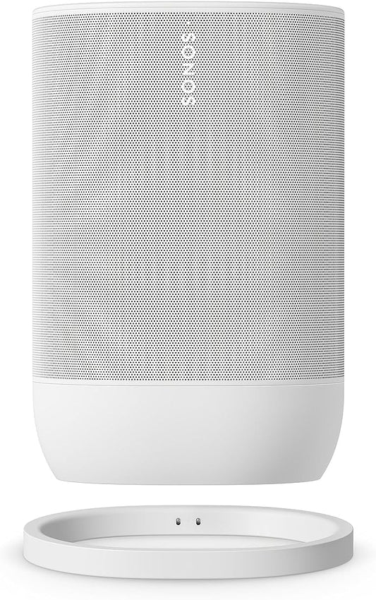 Sonos Move 2 Tragbarer WLAN Bluetooth Lautsprecher – 24h Akku, Alexa, Ladestation