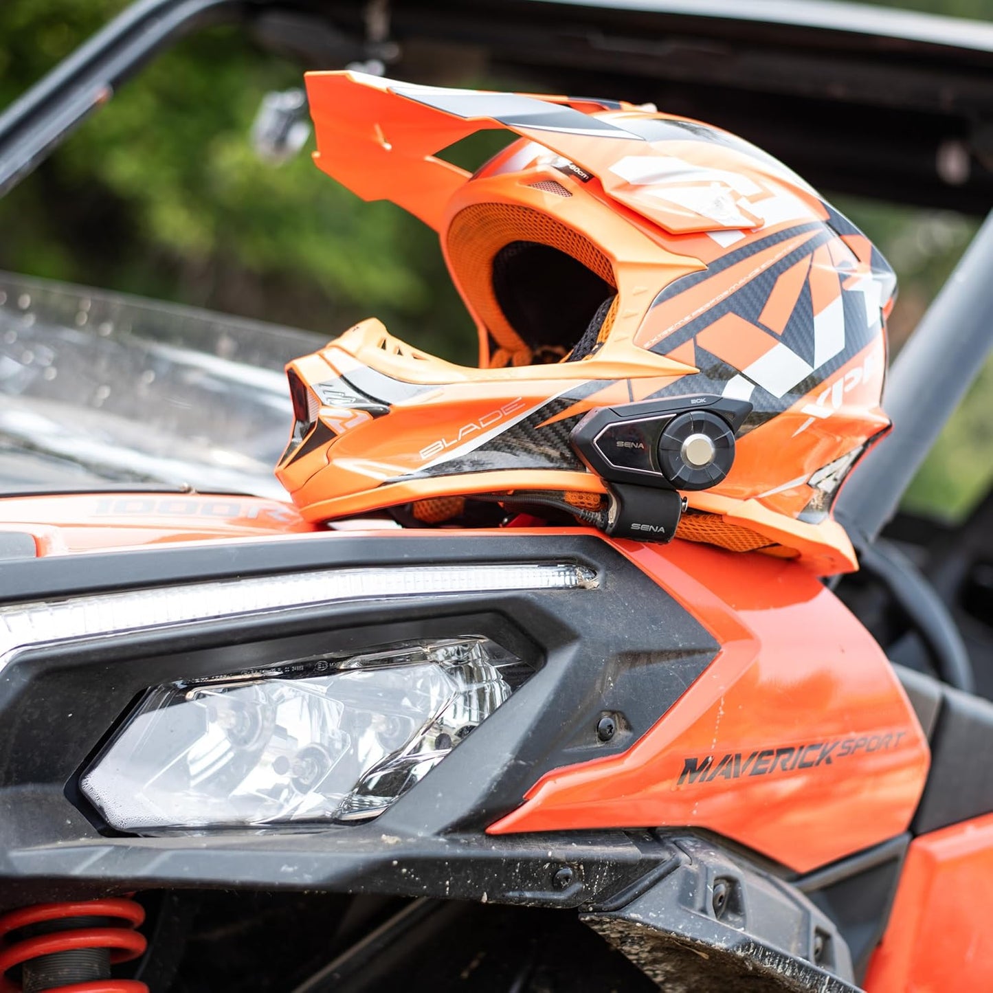 Sena 30K Bluetooth Mesh Kommunikationssystem Motorrad Headset HD Lautsprecher Doppelpack